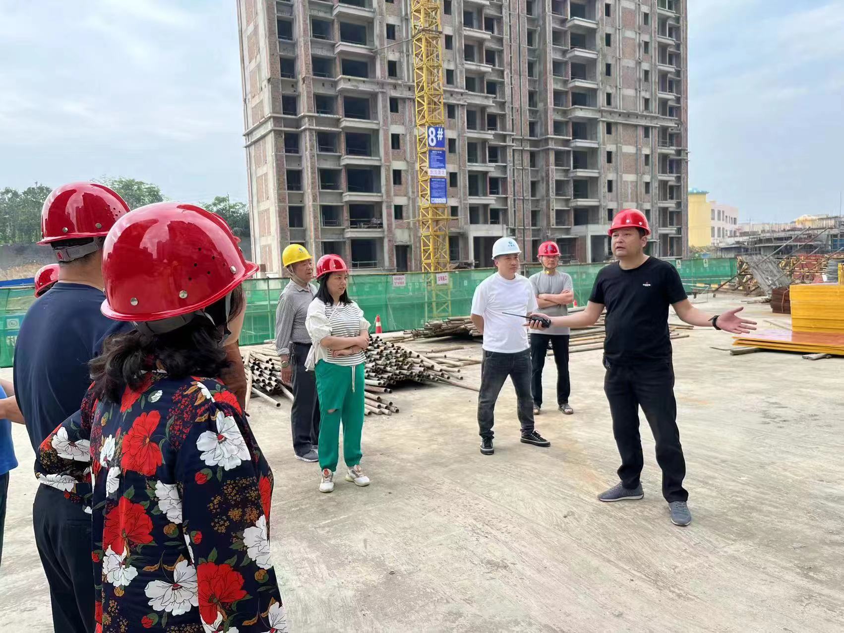 閬中恒大·濱江左岸二期|業(yè)主代表實地考察“保交樓”施工進展情況